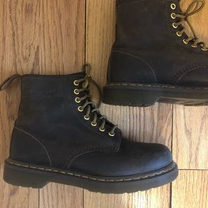 Brown Dr. Martens 1460 Combat Boot